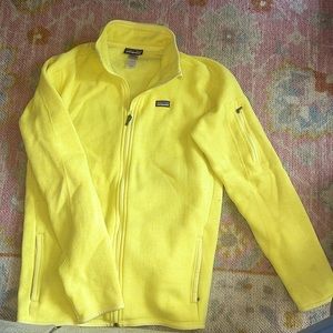 Patagonia “Better Sweater” Full-Zip in Canary Yellow